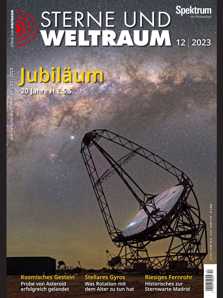 Sterne und Weltraum - 12/2023 - Jubiläum: 20 Jahre H.E.S.S.