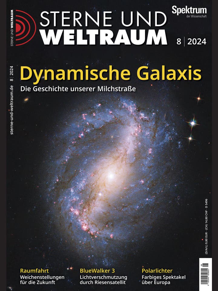 Sterne und Weltraum – 8/2024 – Dynamische Galaxis – Die Geschichte unserer Milchstraße