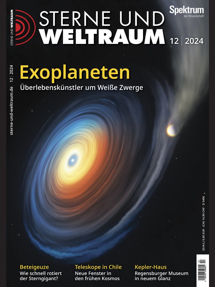 Sterne und Weltraum – 12/2024 – Exoplaneten – Überlebenskünstler um Weiße Zwerge