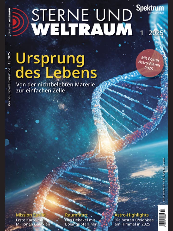 Sterne und Weltraum - 1/2025 - Ursprung des Lebens