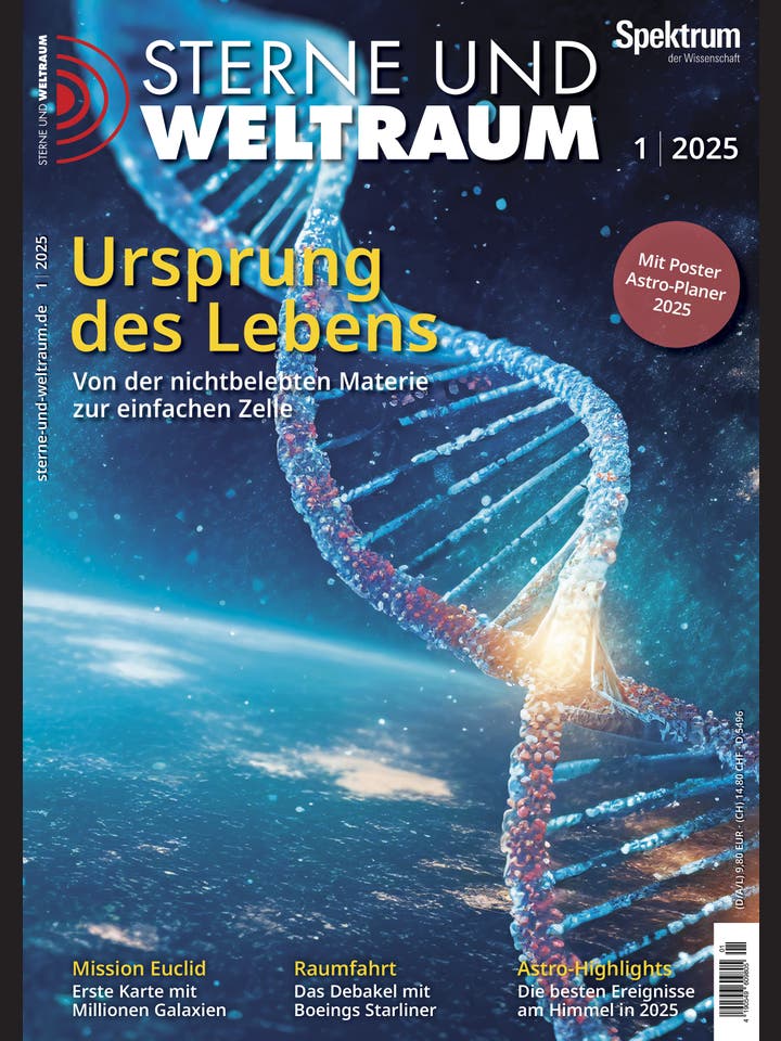 Sterne und Weltraum - 1/2025 - Ursprung des Lebens