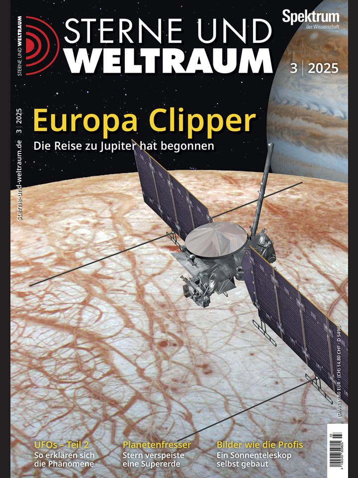 Sterne und Weltraum - 3/2025 - Europa Clipper