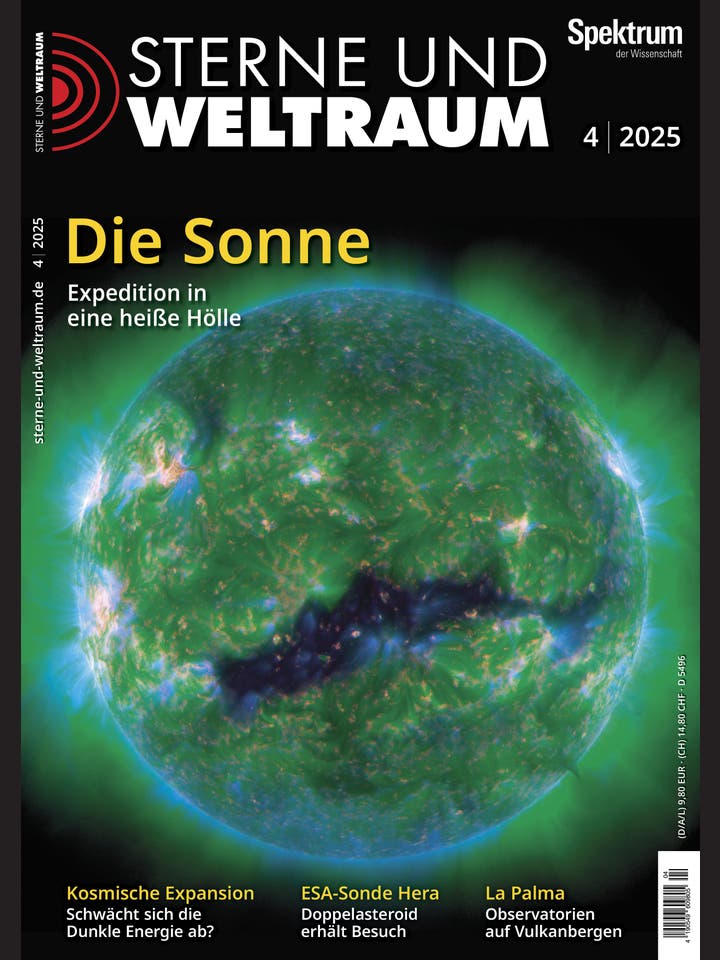 Sterne und Weltraum - 4/2025 - Die Sonne – Expedition in eine heiße Hölle