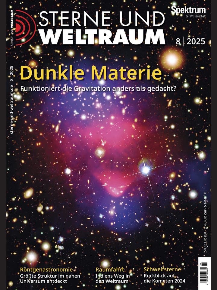 Sterne und Weltraum - 8/2025 - Dunkle Materie