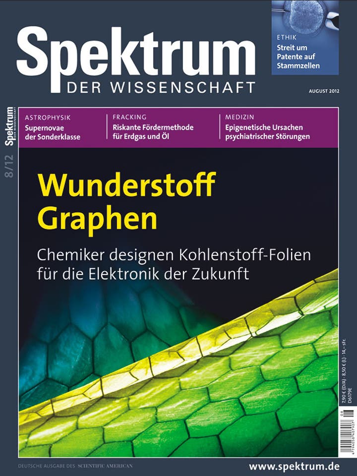Spektrum der Wissenschaft – 8/2012 – Wunderstoff Graphen