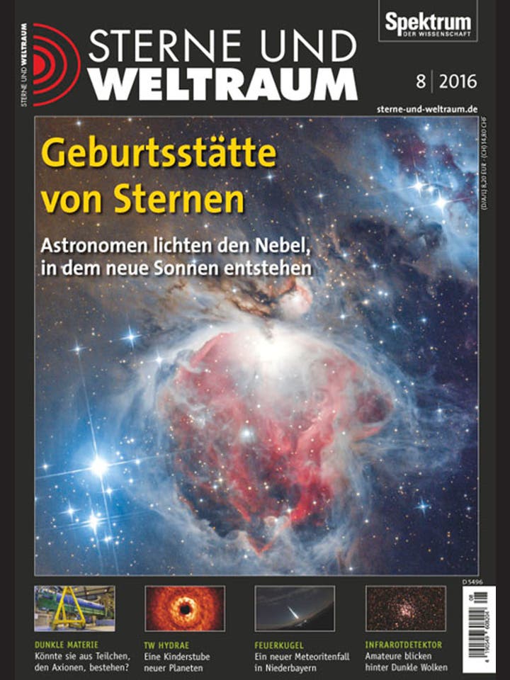 Sterne und Weltraum – 8/2016 – August 2016