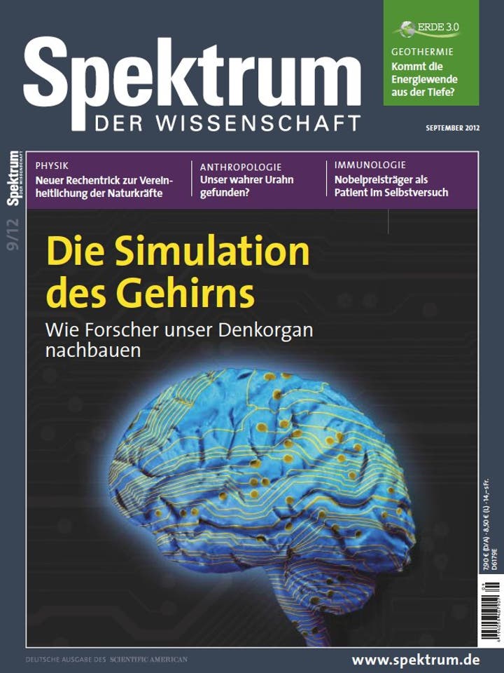 Spektrum der Wissenschaft - 9/2012 - Die Simulation des Gehirns