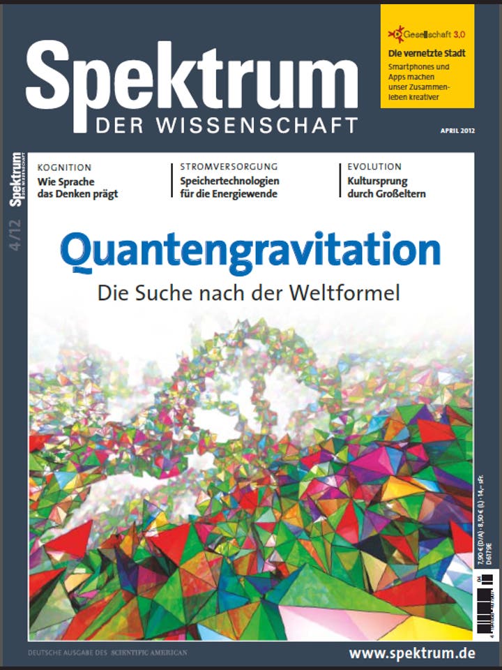 Spektrum der Wissenschaft - 4/2012 - Quantengravitation