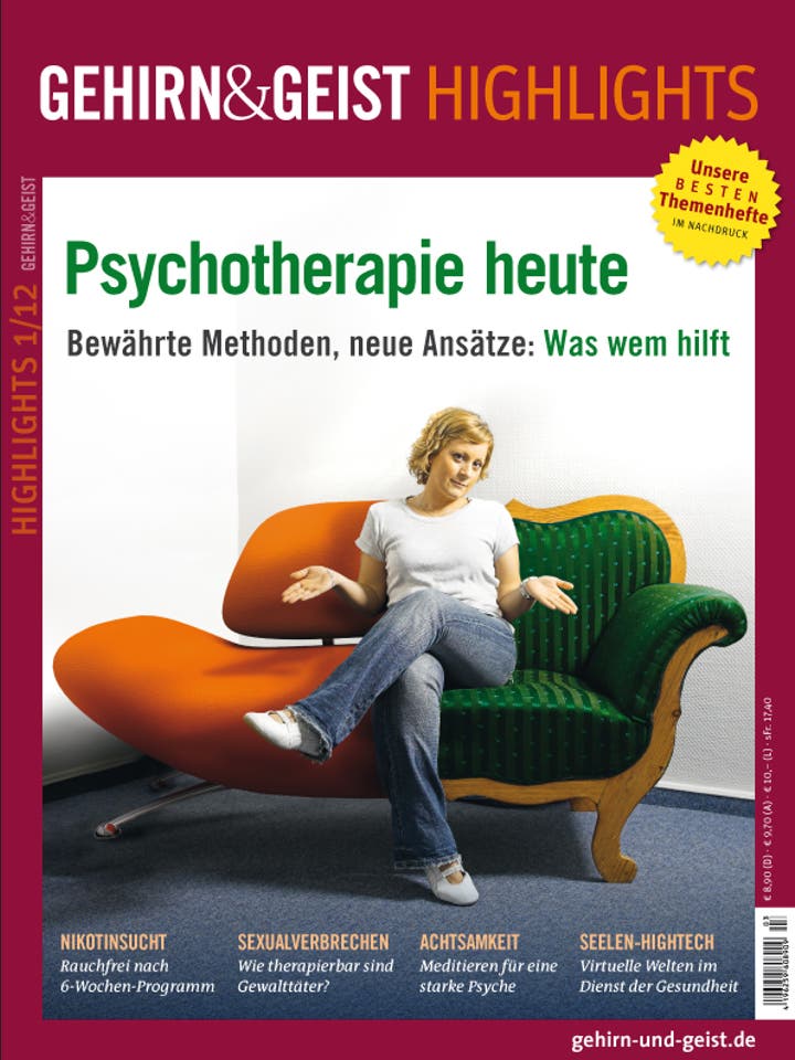 Gehirn&Geist Highlights - 1/2012 - Psychotherapie heute