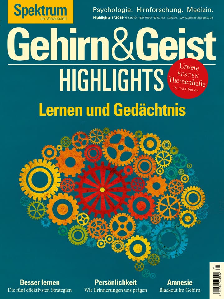 Gehirn&Geist Highlights - 1/2019 - Lernen und Gedächtnis