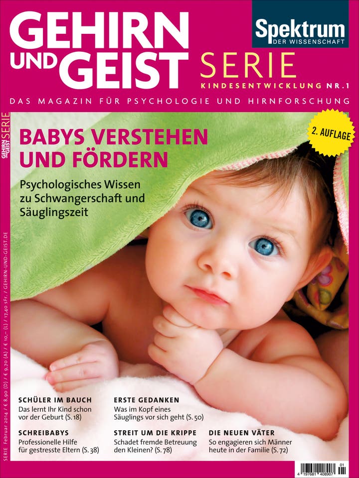 Gehirn&Geist Serie – 1/2014 – Kindesentwicklung Nr. 1: Babys verstehen und fördern