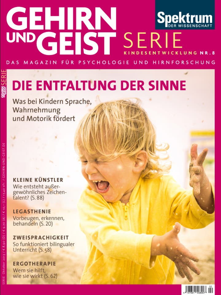 Gehirn&Geist Serie - 2/2013 - Kindesentwicklung Nr. 8: Die Entfaltung der Sinne