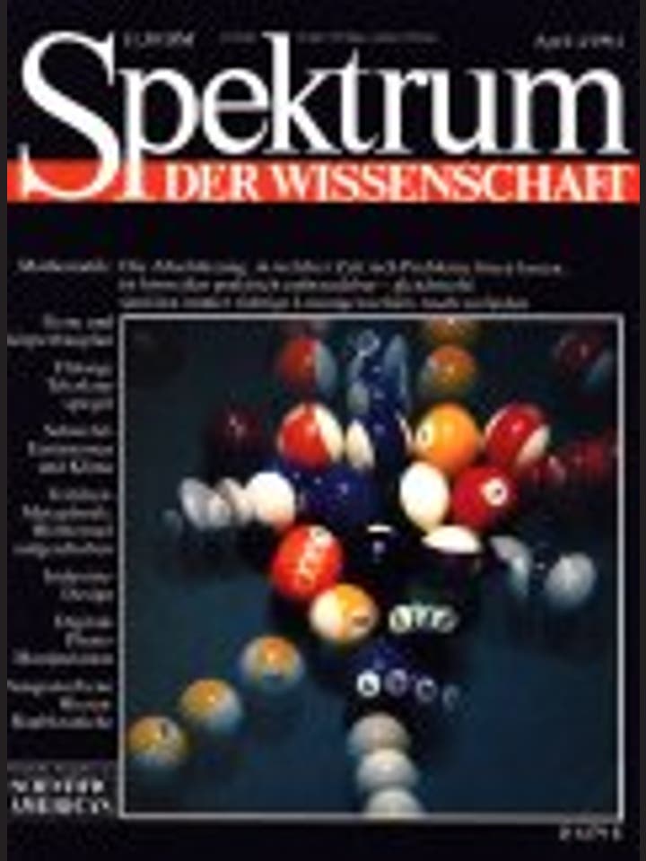 Spektrum der Wissenschaft - 4/1994 - 4 / 1994