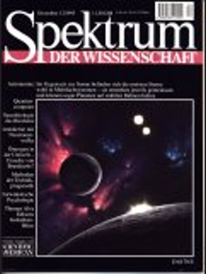 Spektrum der Wissenschaft – 12/1995 – 12 / 1995
