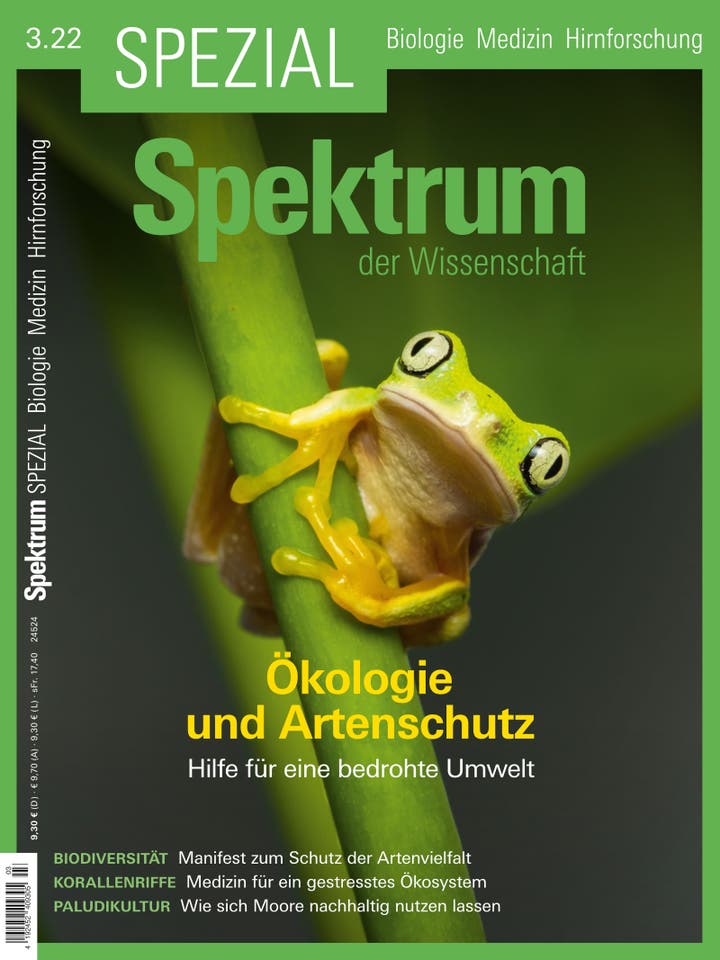 Spektrum der Wissenschaft Spezial Biologie - Medizin - Hirnforschung - 3/2022 - Ökologie und Artenschutz