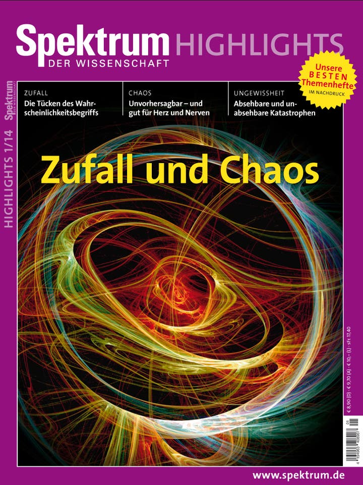 Spektrum der Wissenschaft Highlights - 1/2014 - Zufall und Chaos