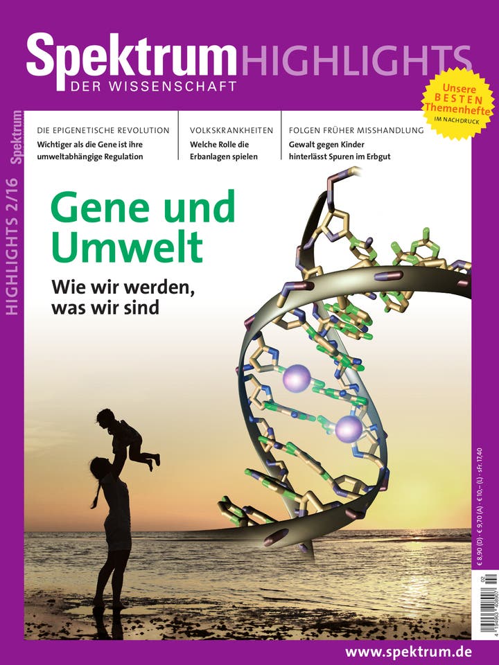 Spektrum der Wissenschaft Highlights – 2/2016 – Gene und Umwelt