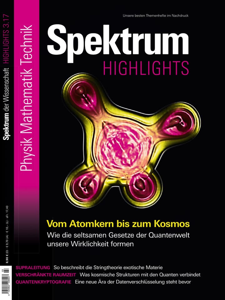 Spektrum Highlights:  Vom Atomkern bis zum Kosmos