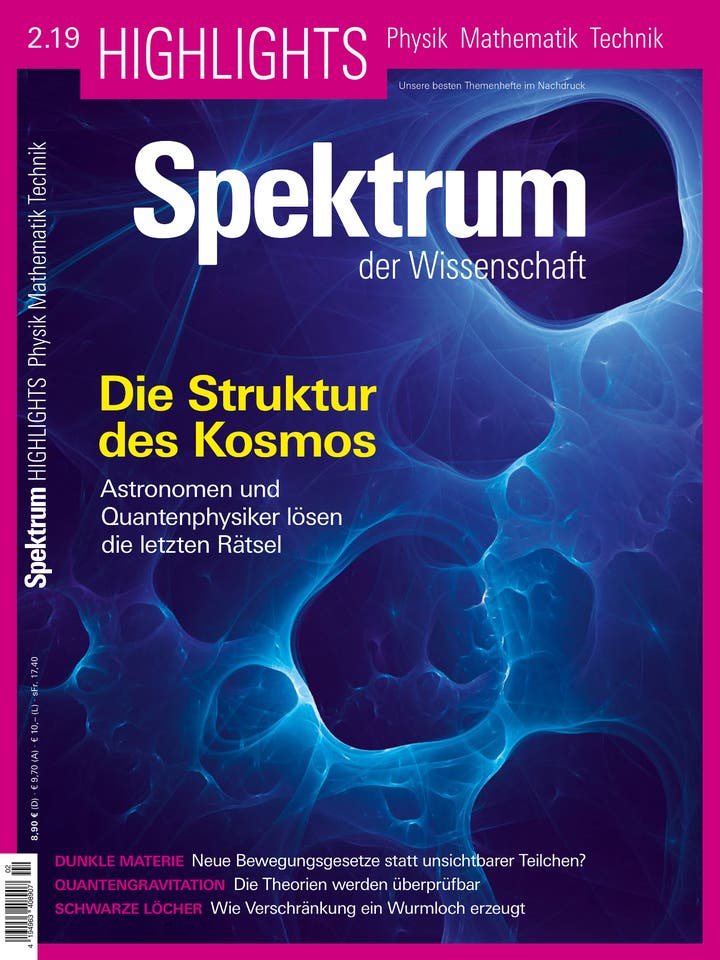 Spektrum der Wissenschaft Highlights - 2/2019 - Die Struktur des Kosmos