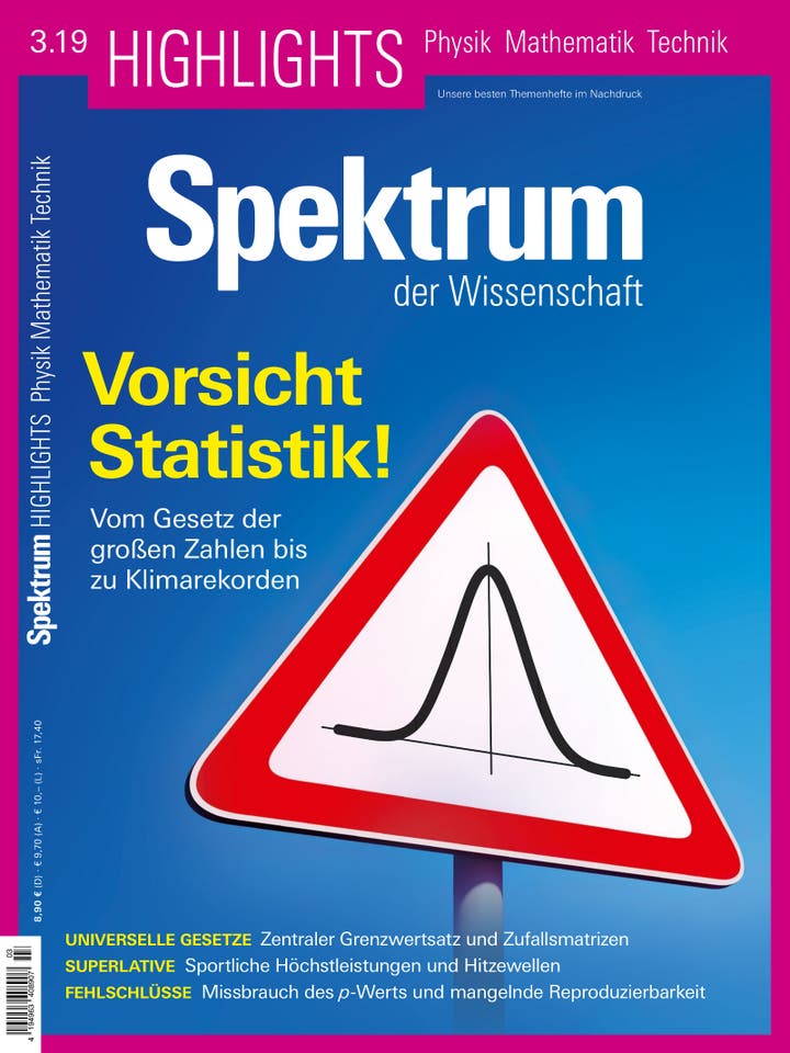 Spektrum der Wissenschaft Highlights - 3/2019 - Vorsicht Statistik!
