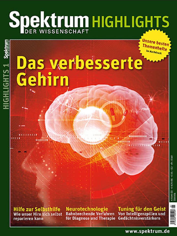 Spektrum der Wissenschaft Highlights – 1/2008 – Das verbesserte Gehirn