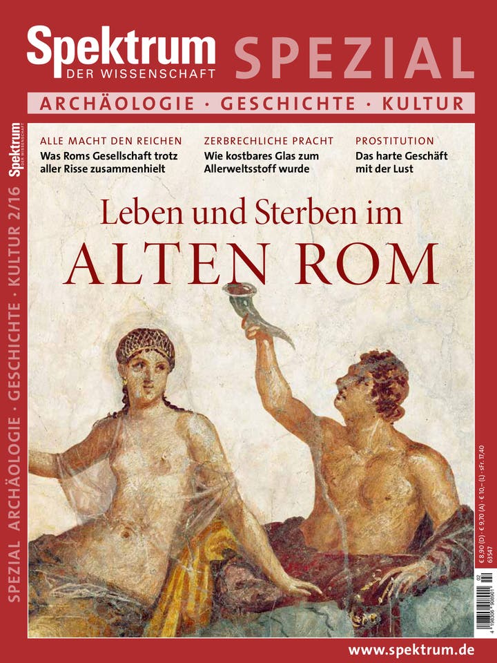 Spektrum der Wissenschaft Spezial Archäologie - Geschichte - Kultur - 2/2016 - Leben und Sterben im alten Rom