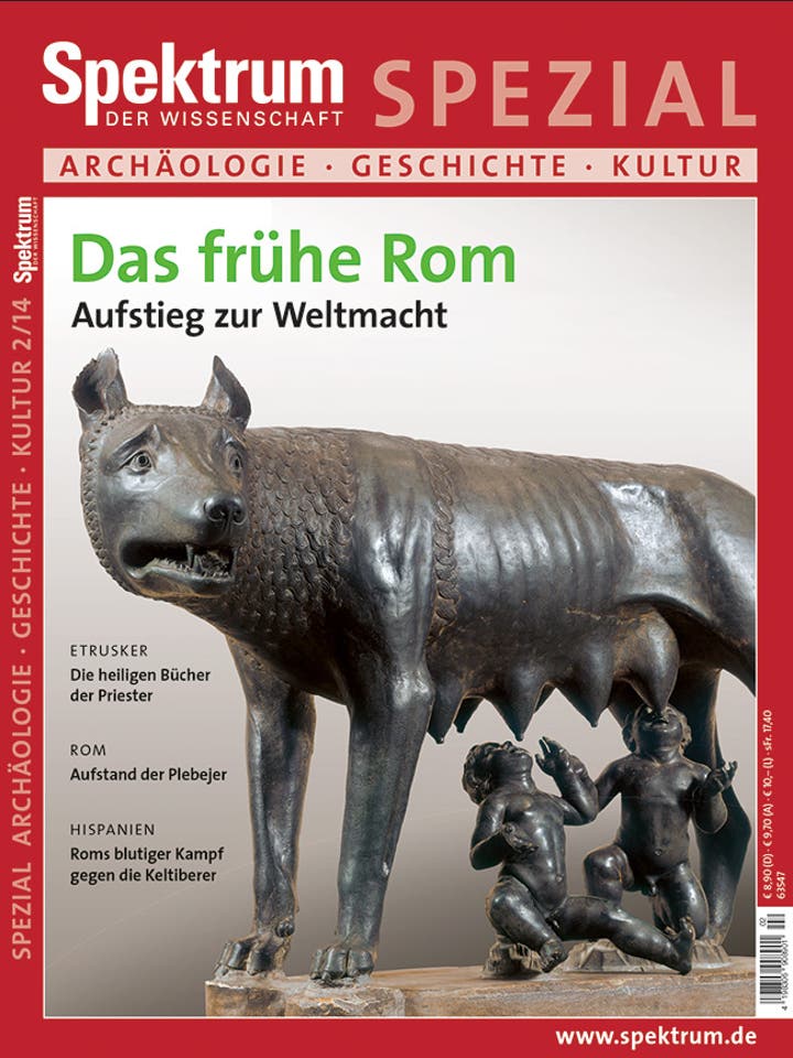 Spektrum der Wissenschaft Spezial Archäologie - Geschichte - Kultur - 2/2014 - Das frühe Rom