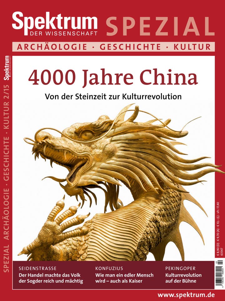 Spektrum der Wissenschaft Spezial Archäologie - Geschichte - Kultur - 2/2015 - 4000 Jahre China