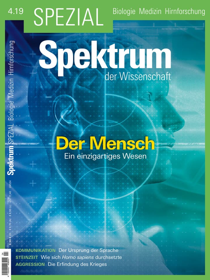 Spektrum der Wissenschaft Spezial Biologie - Medizin - Hirnforschung - 4/2019 - Der Mensch