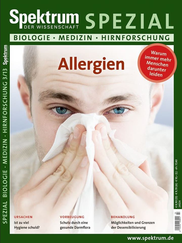 Spektrum der Wissenschaft Spezial Biologie - Medizin - Hirnforschung - 3/2013 - Allergien