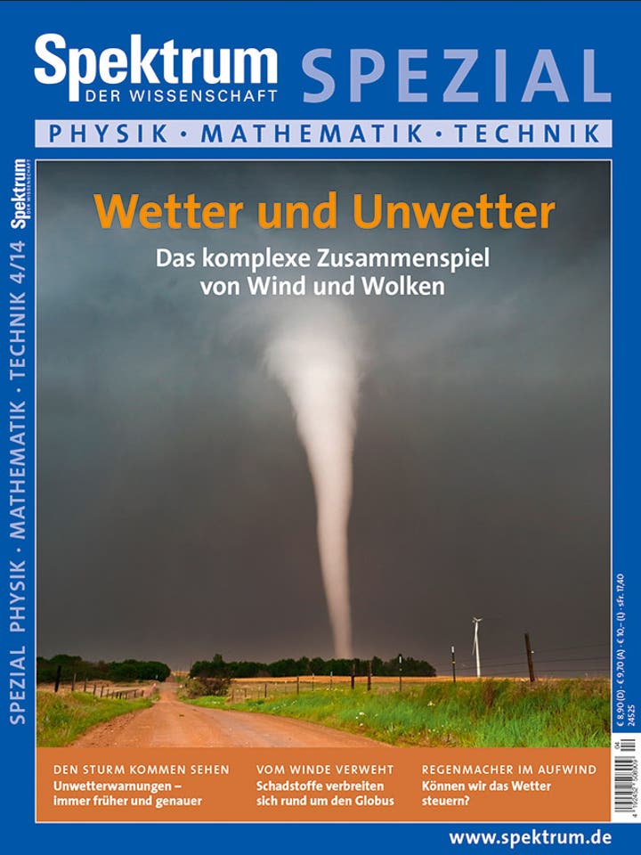 Spektrum der Wissenschaft Spezial Physik - Mathematik - Technik - 4/2014 - Wetter und Unwetter