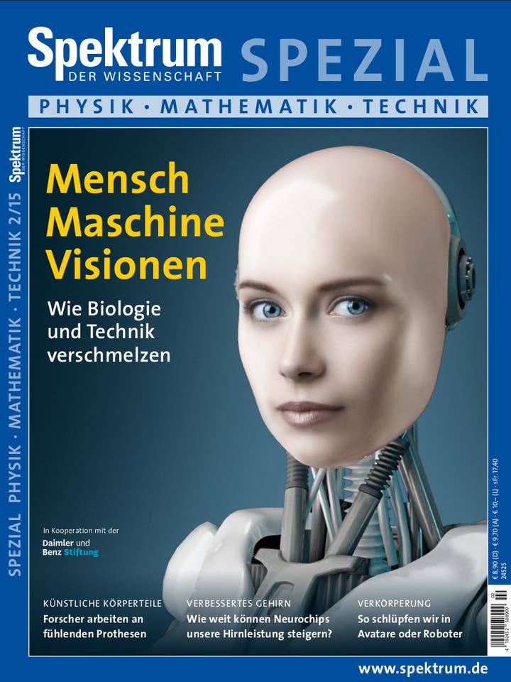 Spektrum der Wissenschaft Spezial Physik - Mathematik - Technik - 2/2015 - Mensch Maschine Visionen