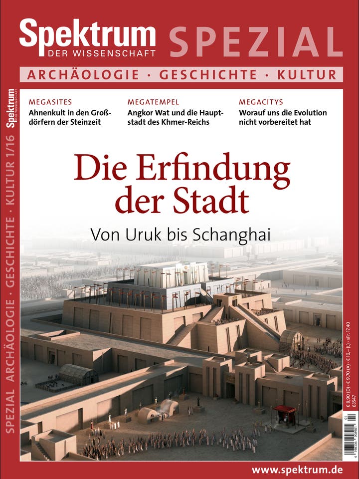 Spezial Archäologie - Geschichte - Kultur 1/2016 Spezial Archäologie - Geschichte - Kultur 1/2016