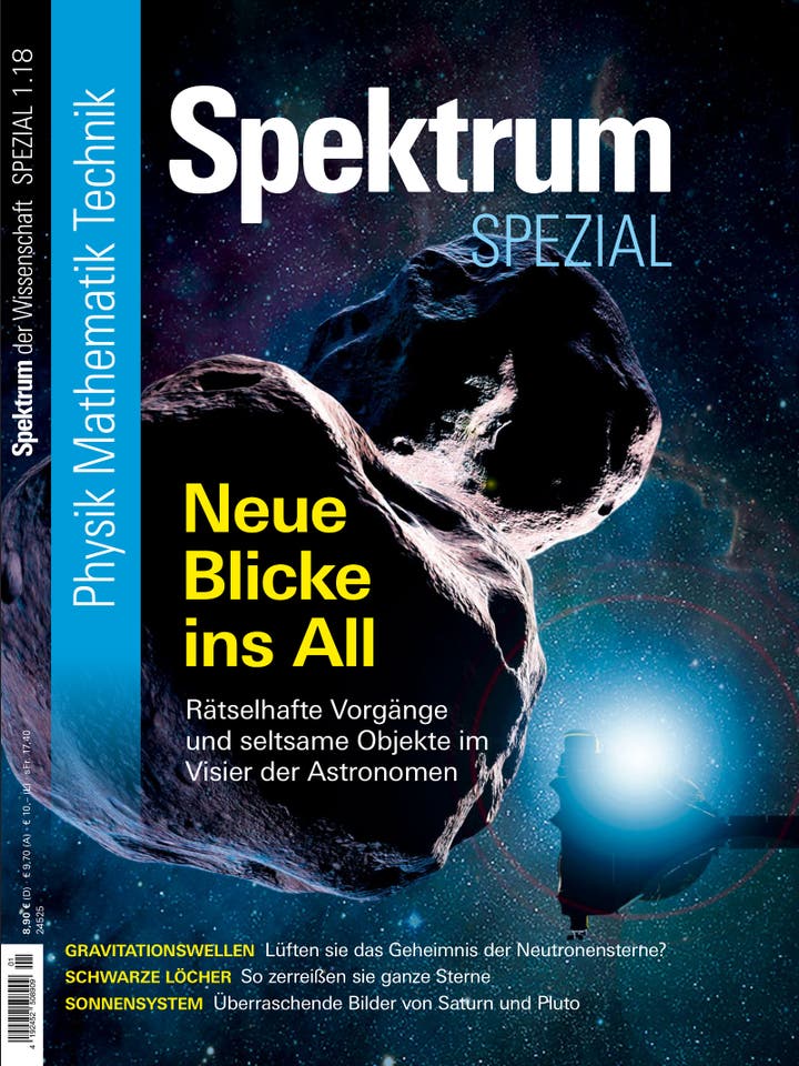 Spektrum der Wissenschaft Spezial Physik – Mathematik – Technik 1/2018<br /> Neue Blicke ins All