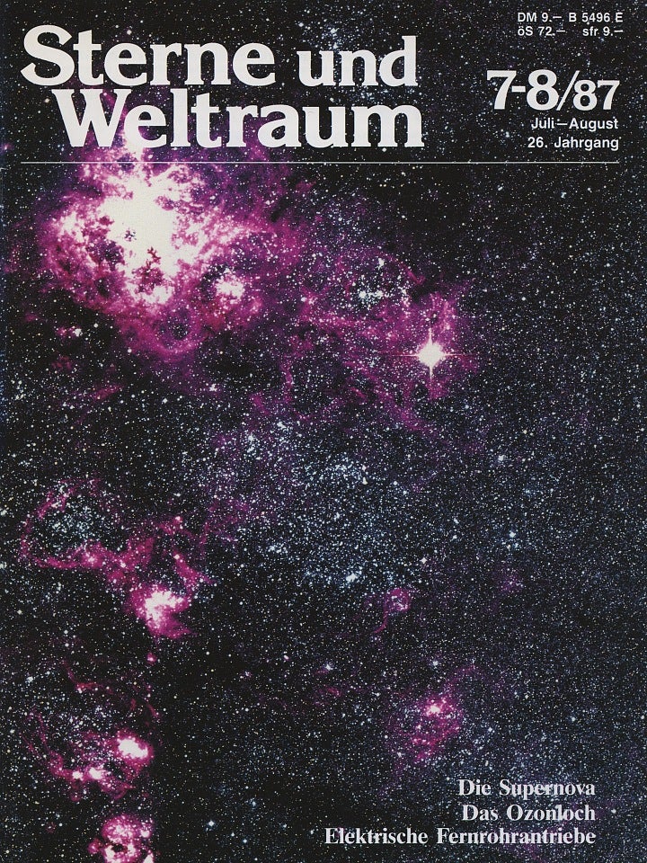 Juli August 1987 Spektrum Der Wissenschaft