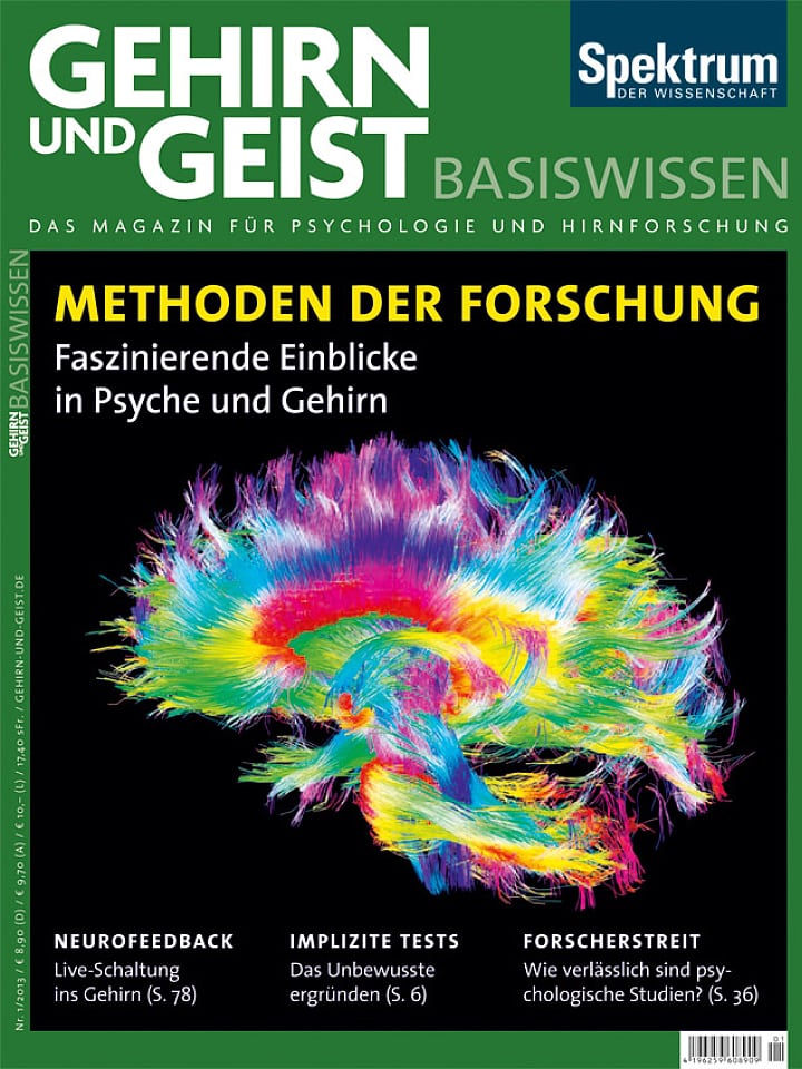 Methoden Der Forschung - Gehirn&Geist Basiswissen Nr. 6 - Spektrum Der ...