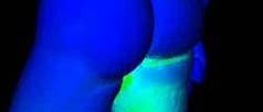 Klassische Rückenansicht in Blau Klassische Rückenansicht in Blau