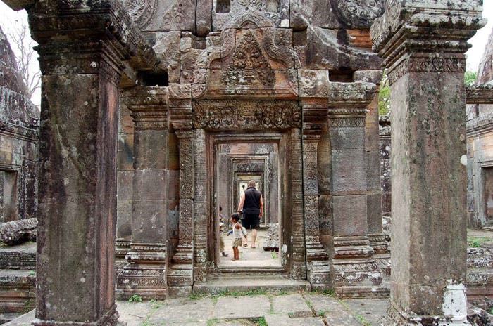 Verfallene Tempelanlagen