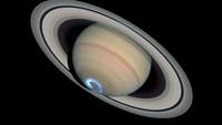 Polarlicht auf Saturn