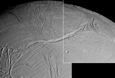 Saturns Eismond Enceladus