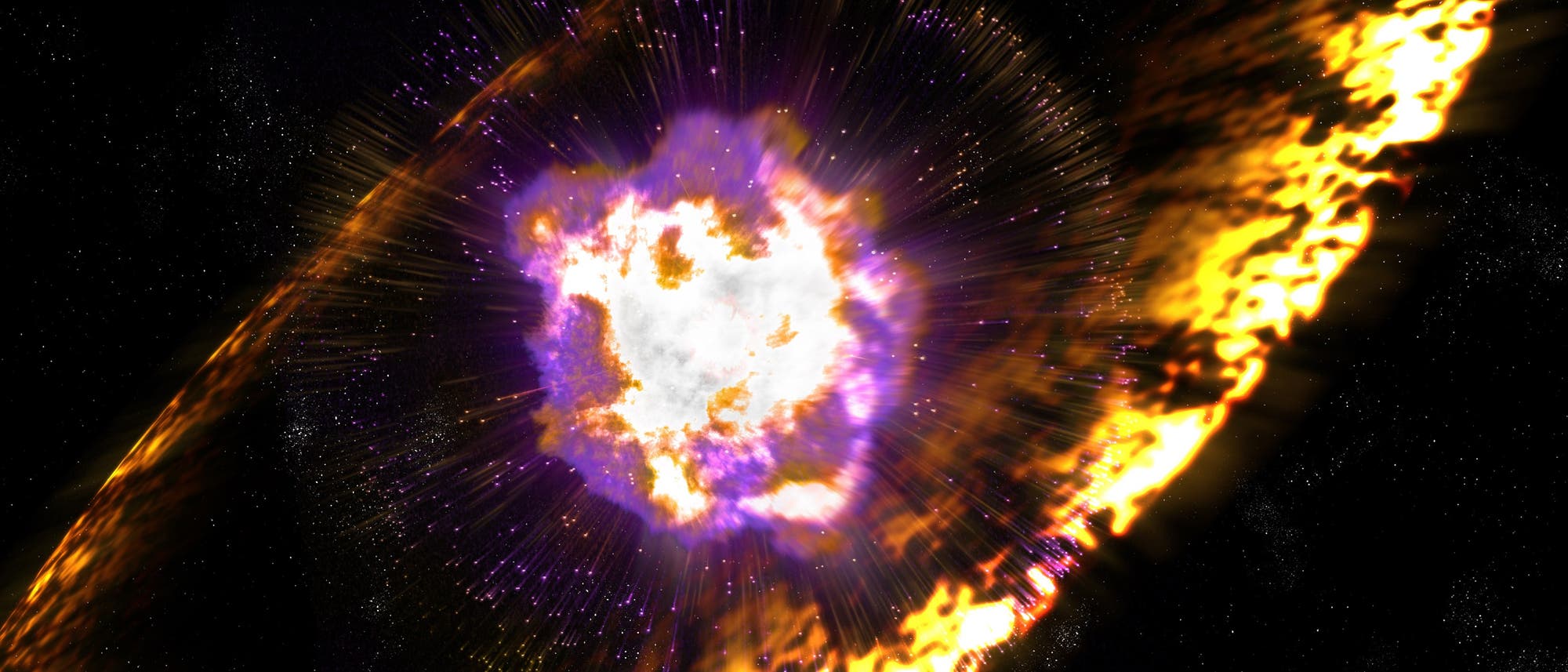 Explosion einer Supernova