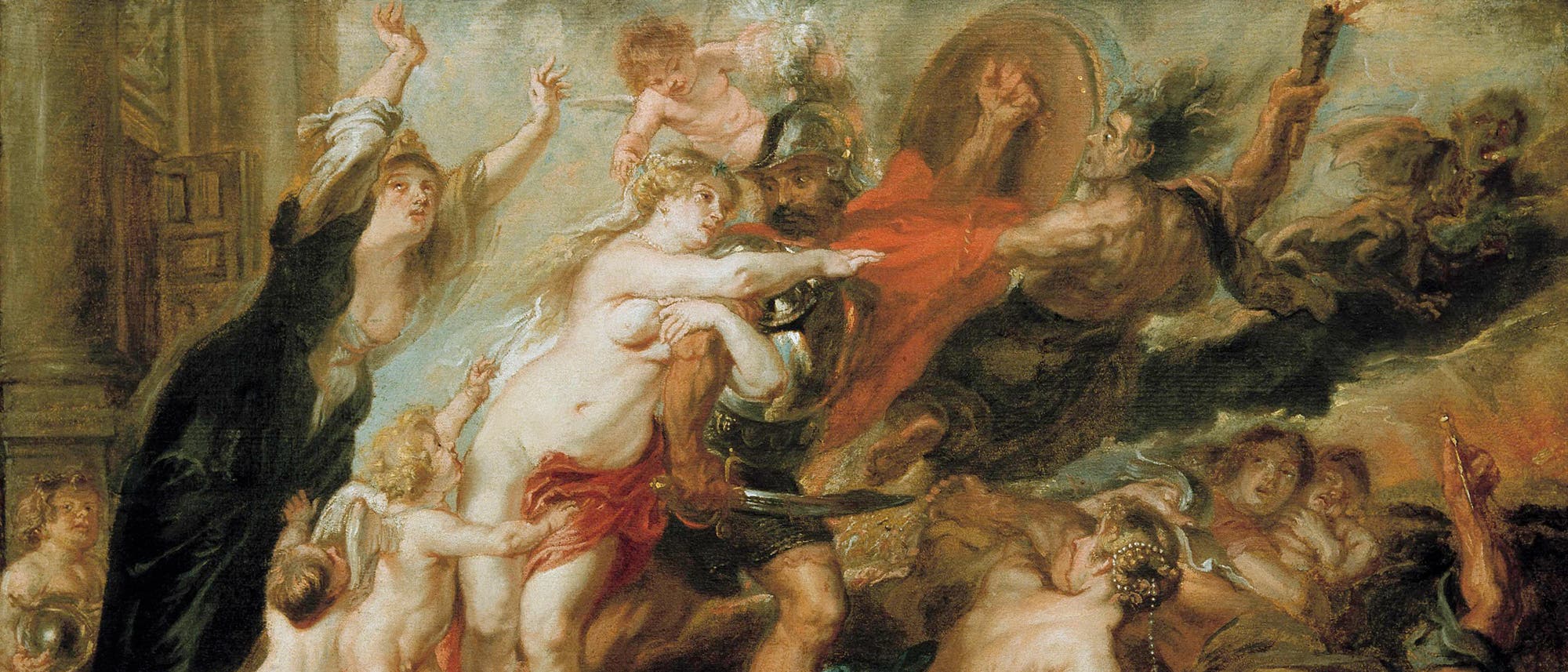 »Die Folgen des Kriegs«, Kopie eines um 1638 entstandenen Gemäldes von Peter Paul Rubens »Die Folgen des Kriegs«, Kopie eines um 1638 entstandenen Gemäldes von Peter Paul Rubens
