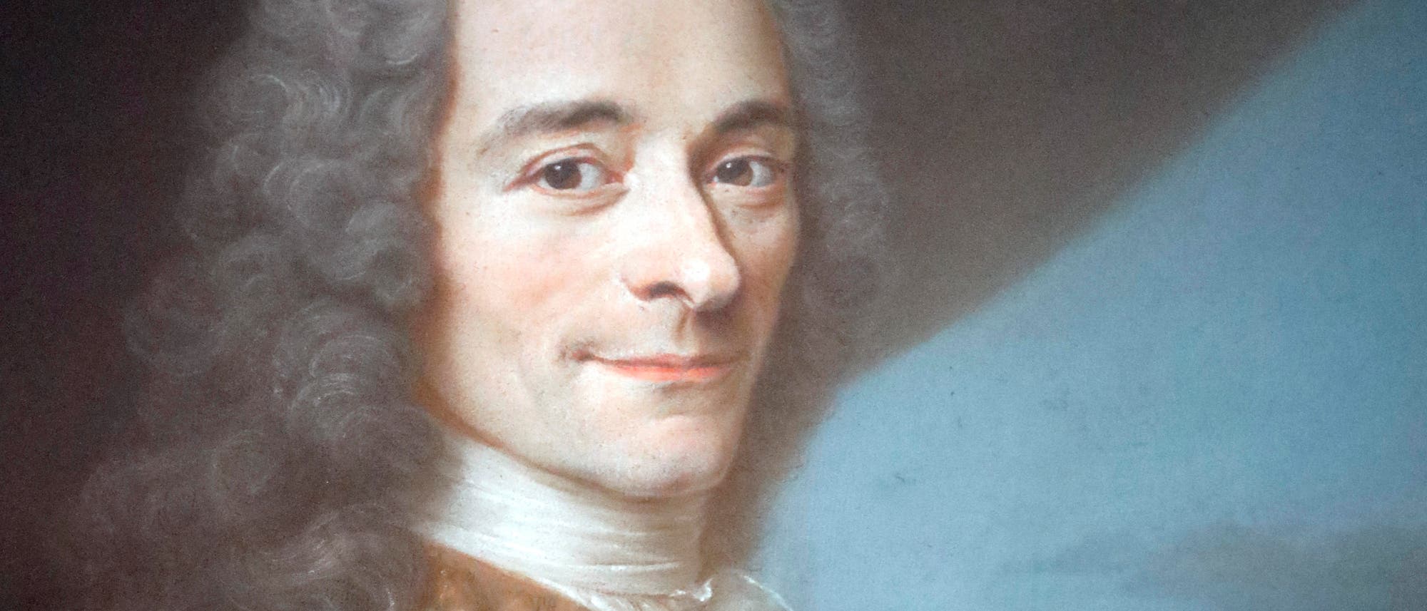 Der Dichter und Philosoph Voltaire, gemalt von Quentin de la Tour (1732) Der Dichter und Philosoph Voltaire, gemalt von Quentin de la Tour (1732)