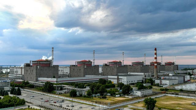 Kernkraftwerk Saporischschja im...