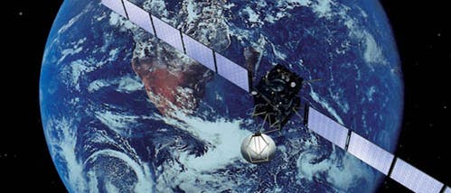 Rosetta im Vorbeiflug Rosetta im Vorbeiflug
