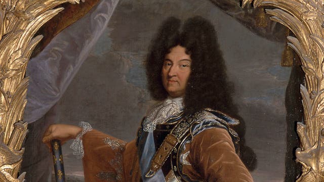 Porträt von Ludwig XIV., gemalt von Hyacinthe Rigaud (1659–1743).