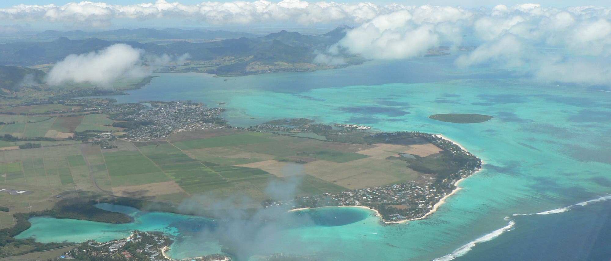 Mauritius aus der Luft Mauritius aus der Luft