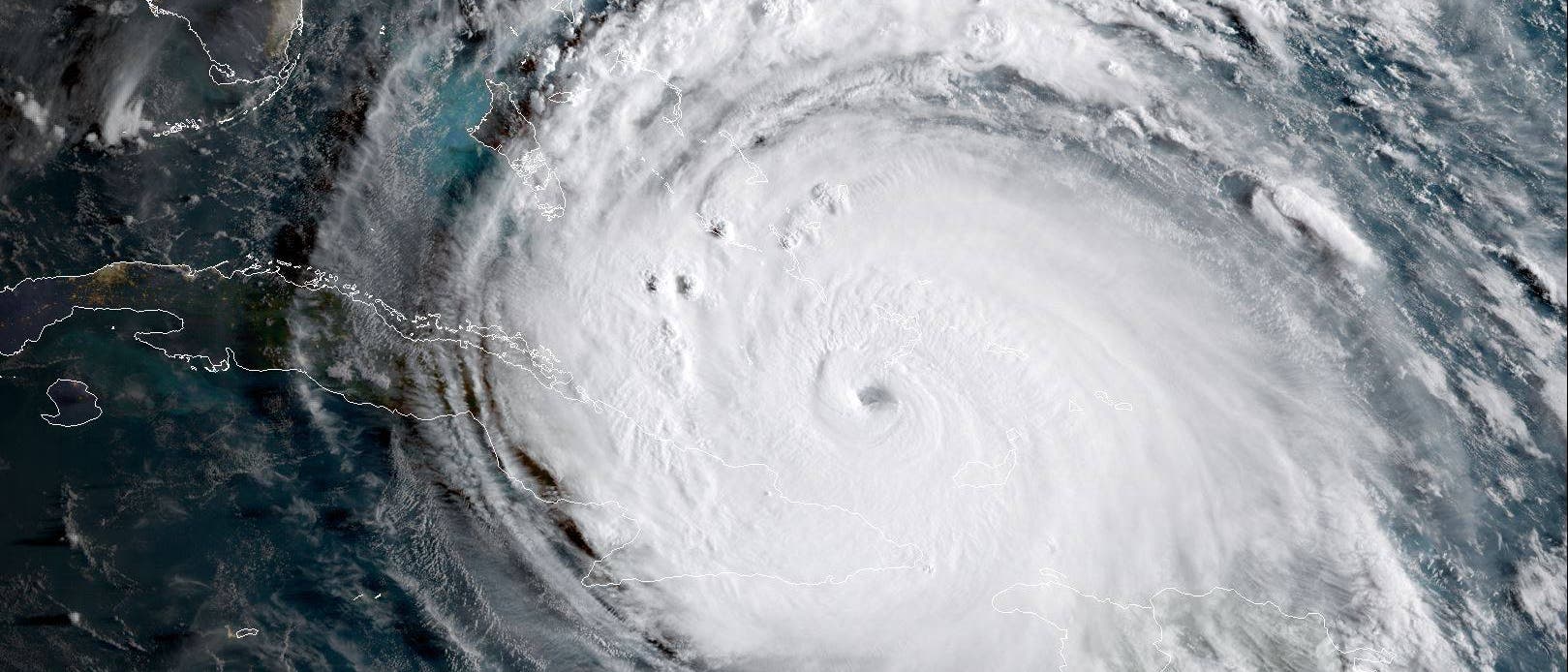 Hurrikan Irma zwischen Kuba und Florida Hurrikan Irma zwischen Kuba und Florida