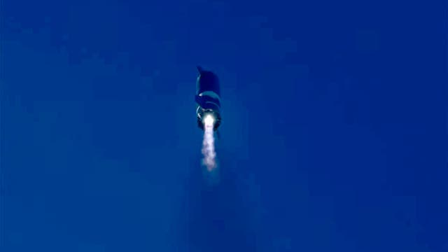 Starship 8 beim Testflug am 9. Dezember 2020