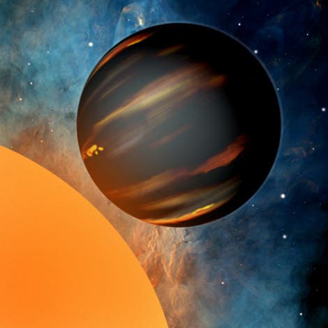 Massereicher Exoplanet